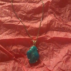 Turquoise stone pendant
